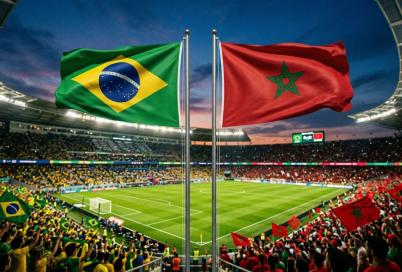 قنوات مجانية تنقل مباراة المغرب والبرازيل مع التردد