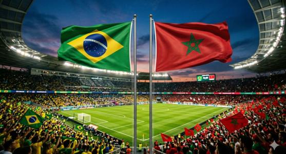 قنوات مجانية تنقل مباراة المغرب والبرازيل مع التردد